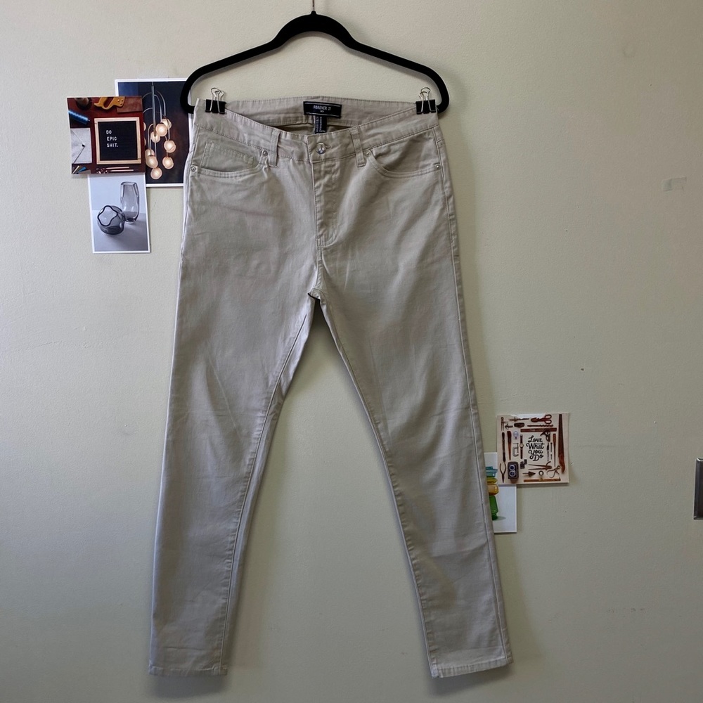 Forever 21 Mens Clean Wash Skinny Pants NWOT
